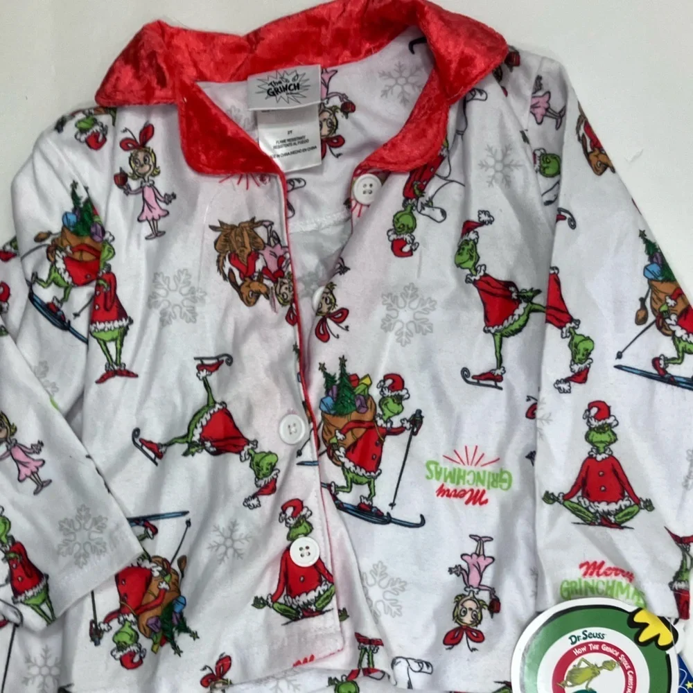 Grinch Pajamas 2T NEW